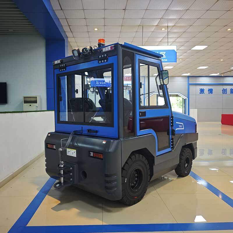 Adaptação da cena de empilhadeira elétrica e armazenamento, interpretação do val